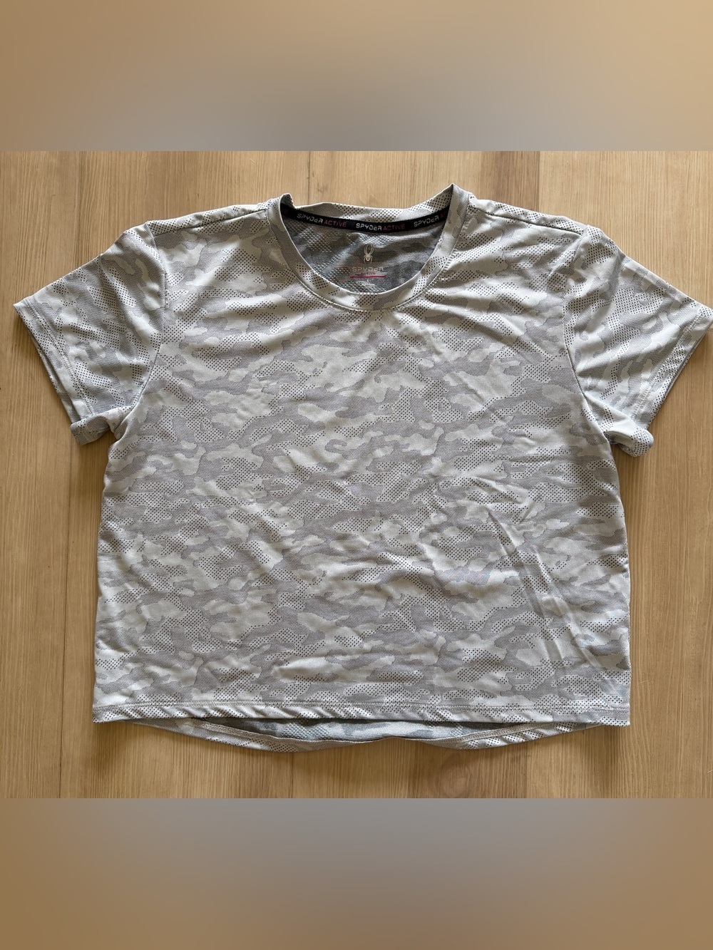Spyder Women's Light Gray Camouflage Performance Tee